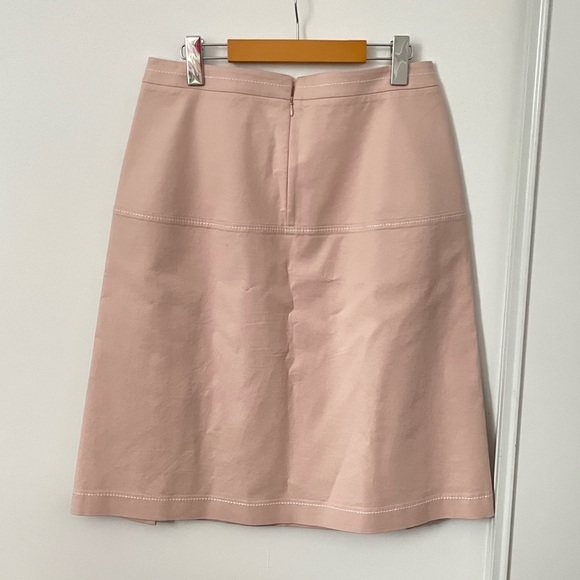 Piazza Sempione Salmon Pink A-Line Skirt - Picture 6 of 9